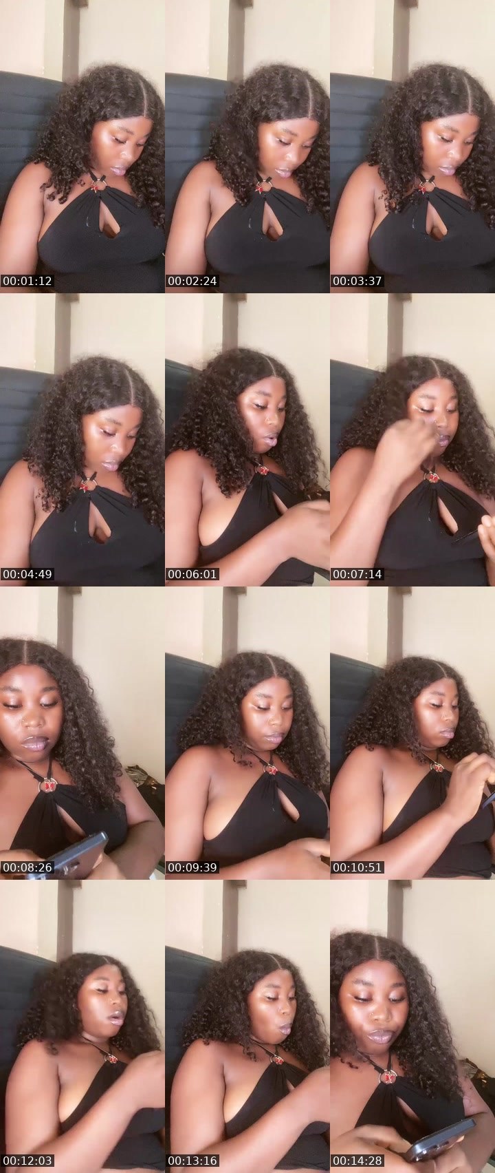 Contact-sheet preview of 6k🏦Baby sandra🍫🦋's Liveme recording