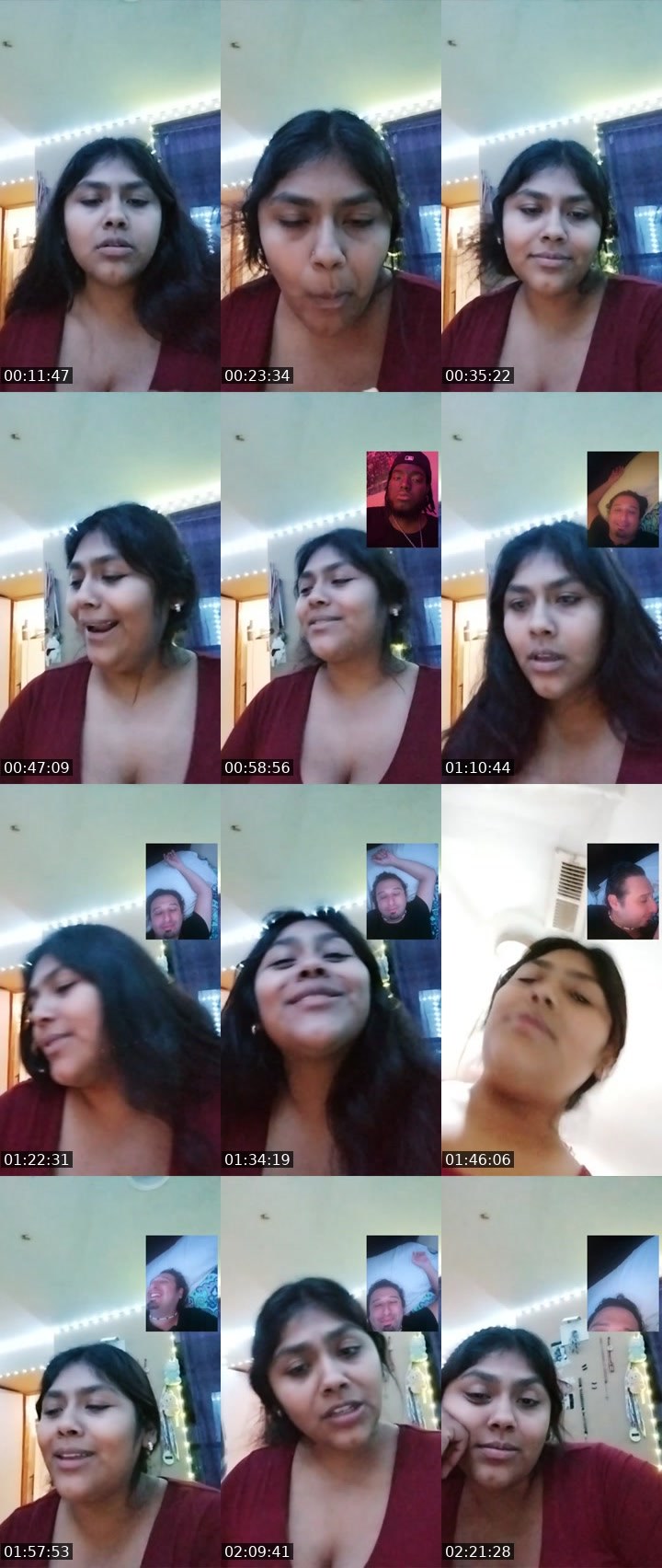 Contact-sheet preview of LA_YAYA🍪☀️'s Liveme recording