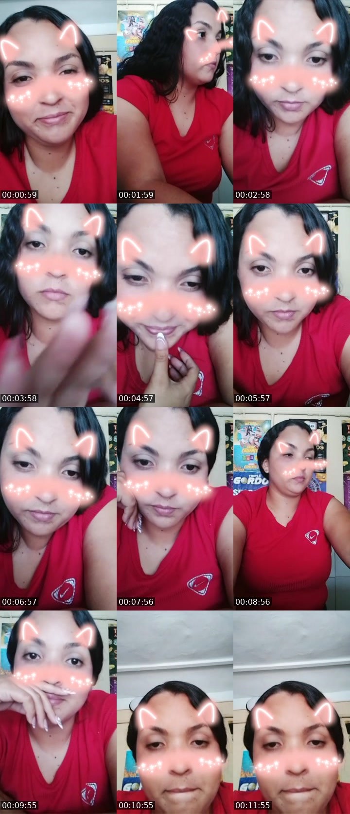 Contact-sheet preview of 🌈marywiill's Liveme recording