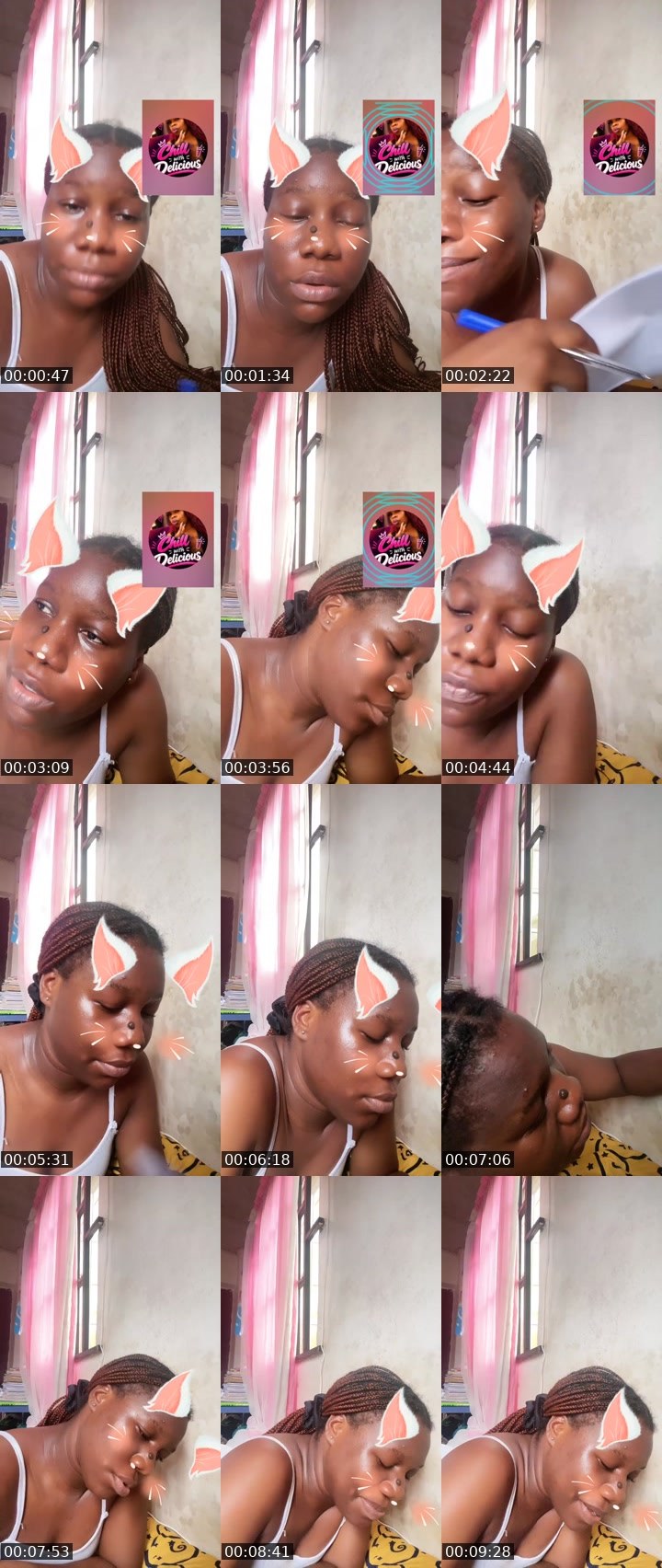 Contact-sheet preview of 9k💔🌸🍭Koko✯☞'s Liveme recording