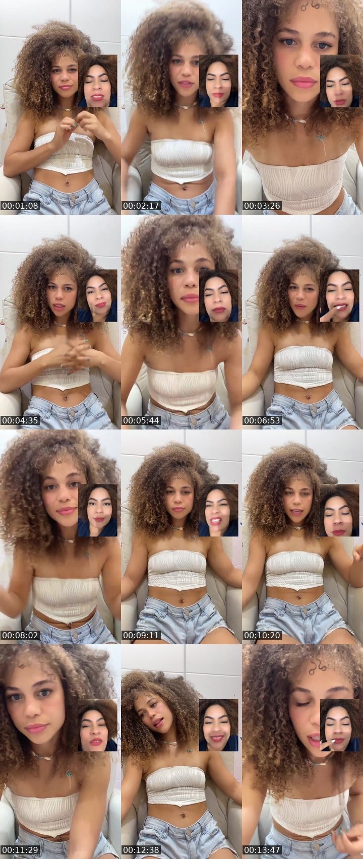 Contact-sheet preview of Ayana 🪷's Liveme recording