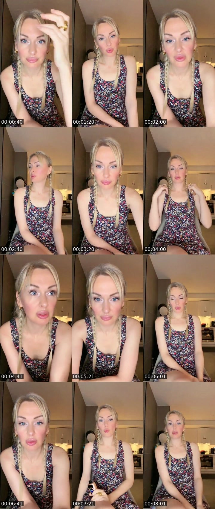 Contact-sheet preview of Kseniya💙💛's Liveme recording
