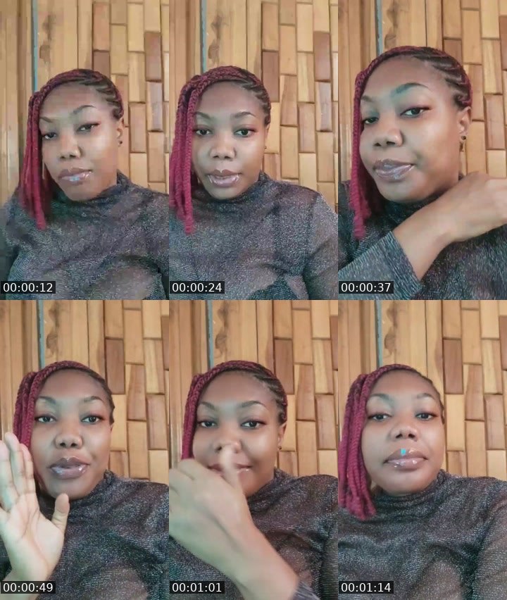 Contact-sheet preview of Shela 💝's Liveme recording