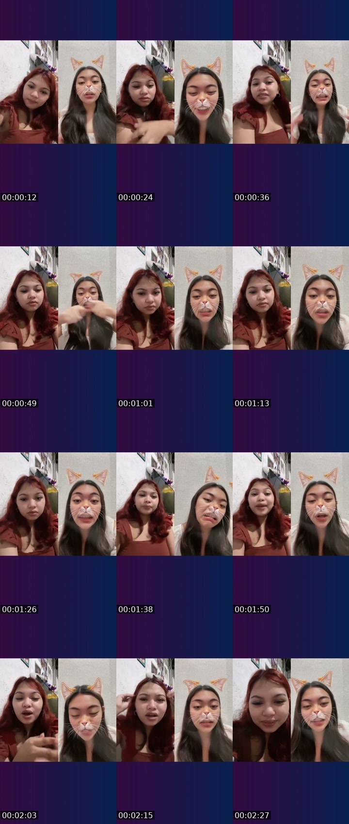 Contact-sheet preview of ♛ ₚₕ Rich✨🐦‍⬛'s Liveme recording