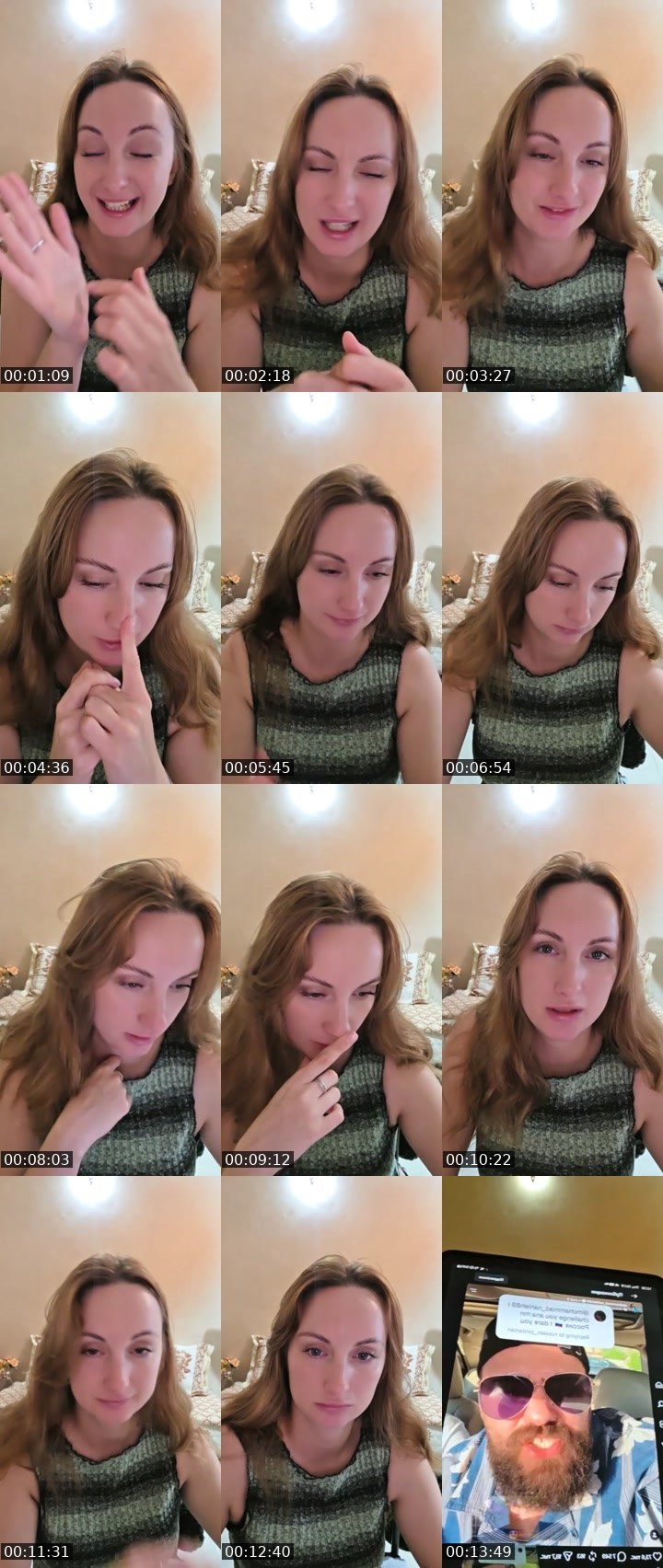 Contact-sheet preview of Elli TiTa's Liveme recording