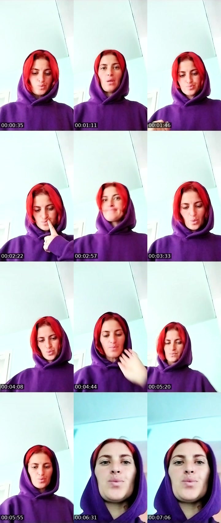 Contact-sheet preview of Melek❤️‍? Love's Liveme recording