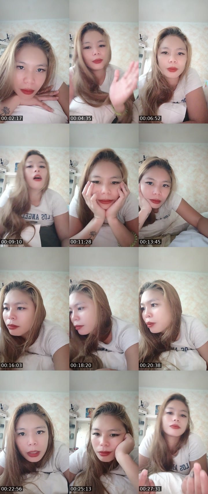 Contact-sheet preview of 🐺👸chealsea🫧's Liveme recording