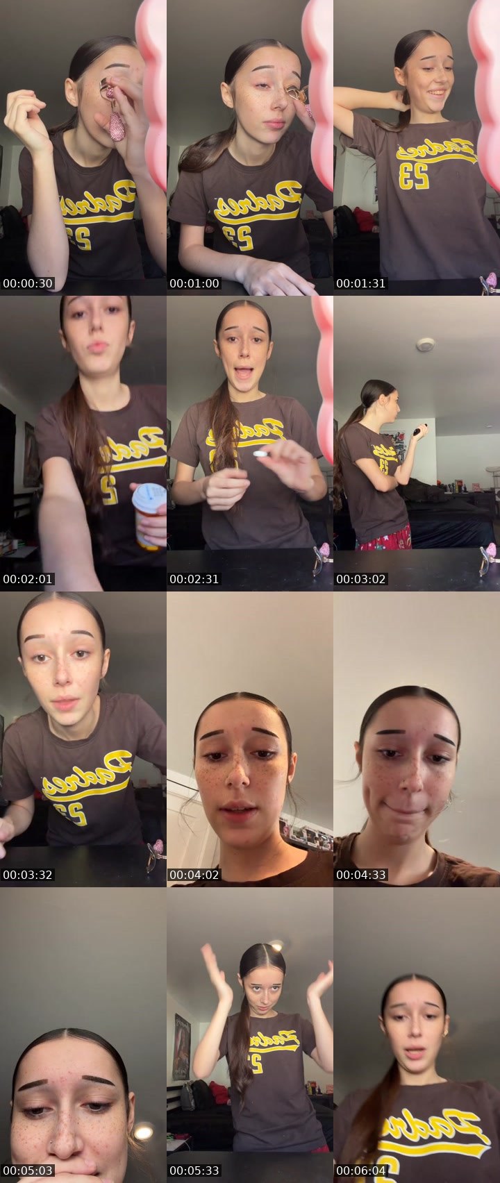 Contact-sheet preview of C4rlyy's Liveme recording
