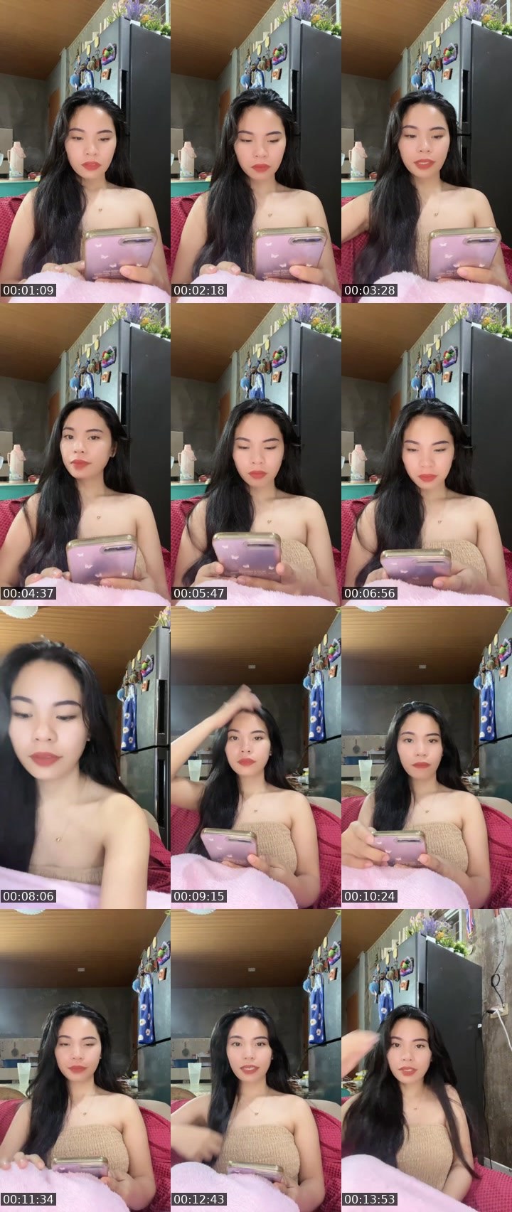Contact-sheet preview of ᴵᴬ💎Michiikooo🫐's Liveme recording