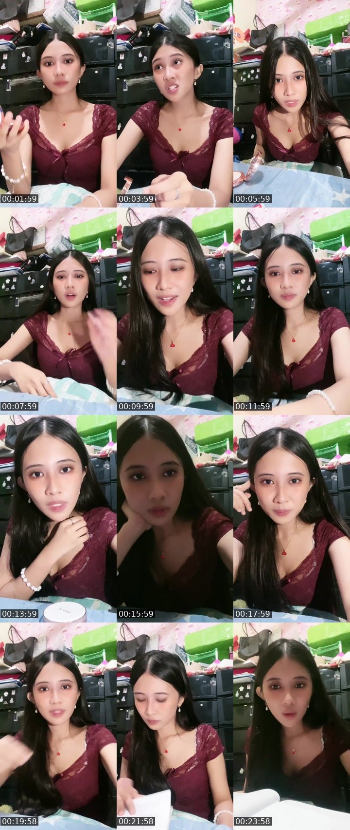 Contact-sheet preview of 3.6k🍃👸🏻Rory🌼's Liveme recording