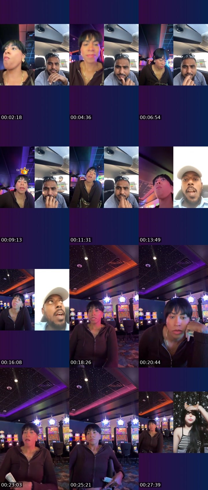 Contact-sheet preview of NINA_after_DARK💋's Liveme recording