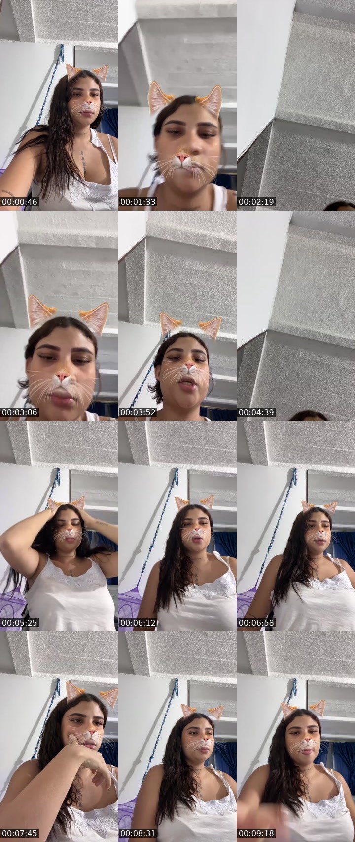 Contact-sheet preview of 🌐lizeth🎀 🧸's Liveme recording