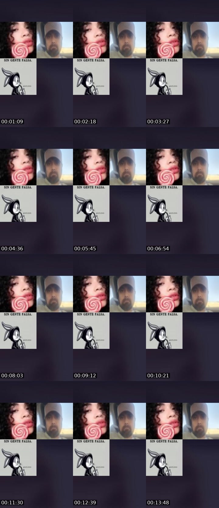 Contact-sheet preview of ༺🐷🅿︎🅴︎🅿︎🅰︎🌋༻'s Liveme recording