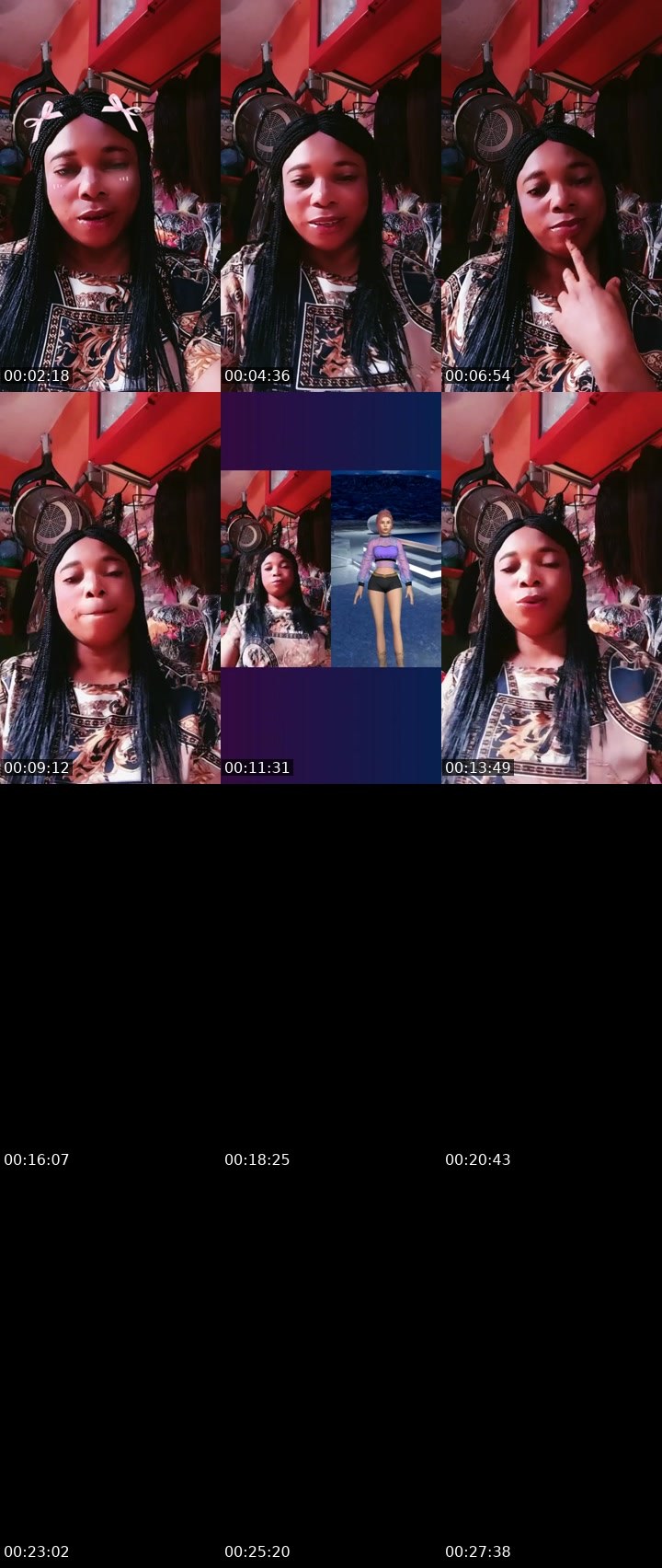 Contact-sheet preview of 🌶️LIZZY BB 😈's Liveme recording