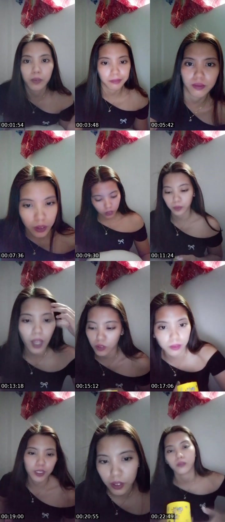 Contact-sheet preview of ☝️❤️SaySay's Liveme recording
