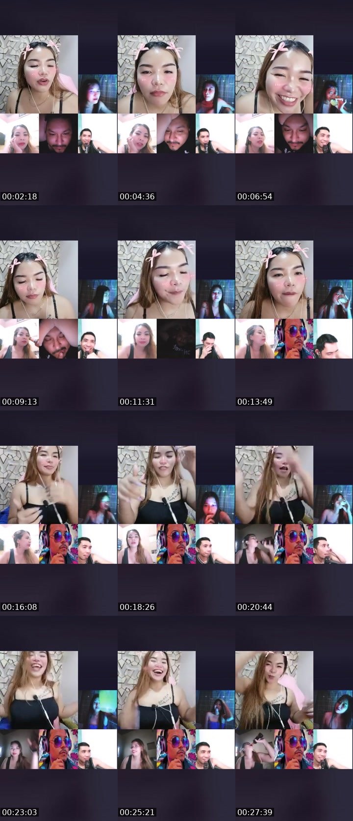Contact-sheet preview of 🌶17KJULZ28 🍀's Liveme recording