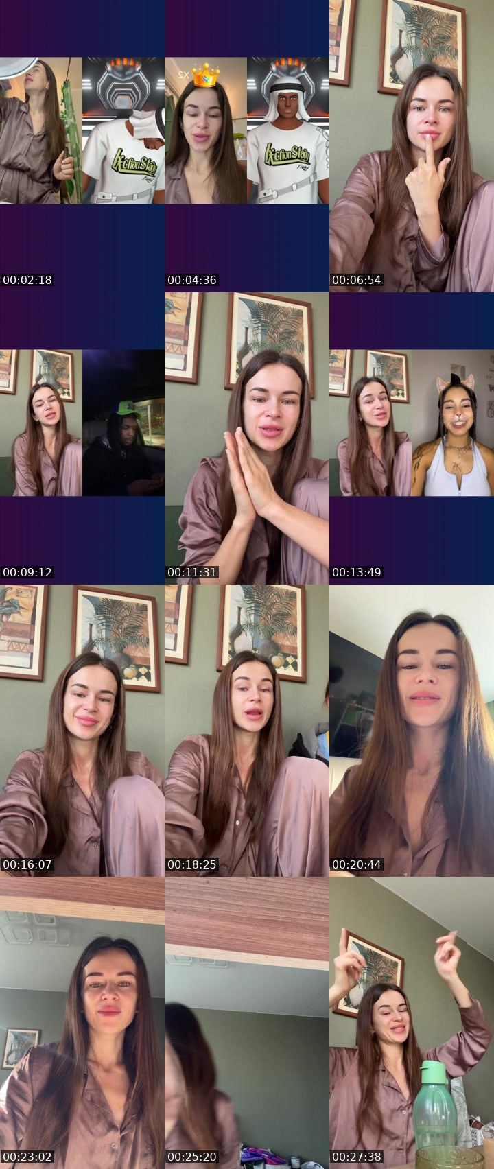Contact-sheet preview of 8.2К💎🙏🏻TROPICANA's Liveme recording
