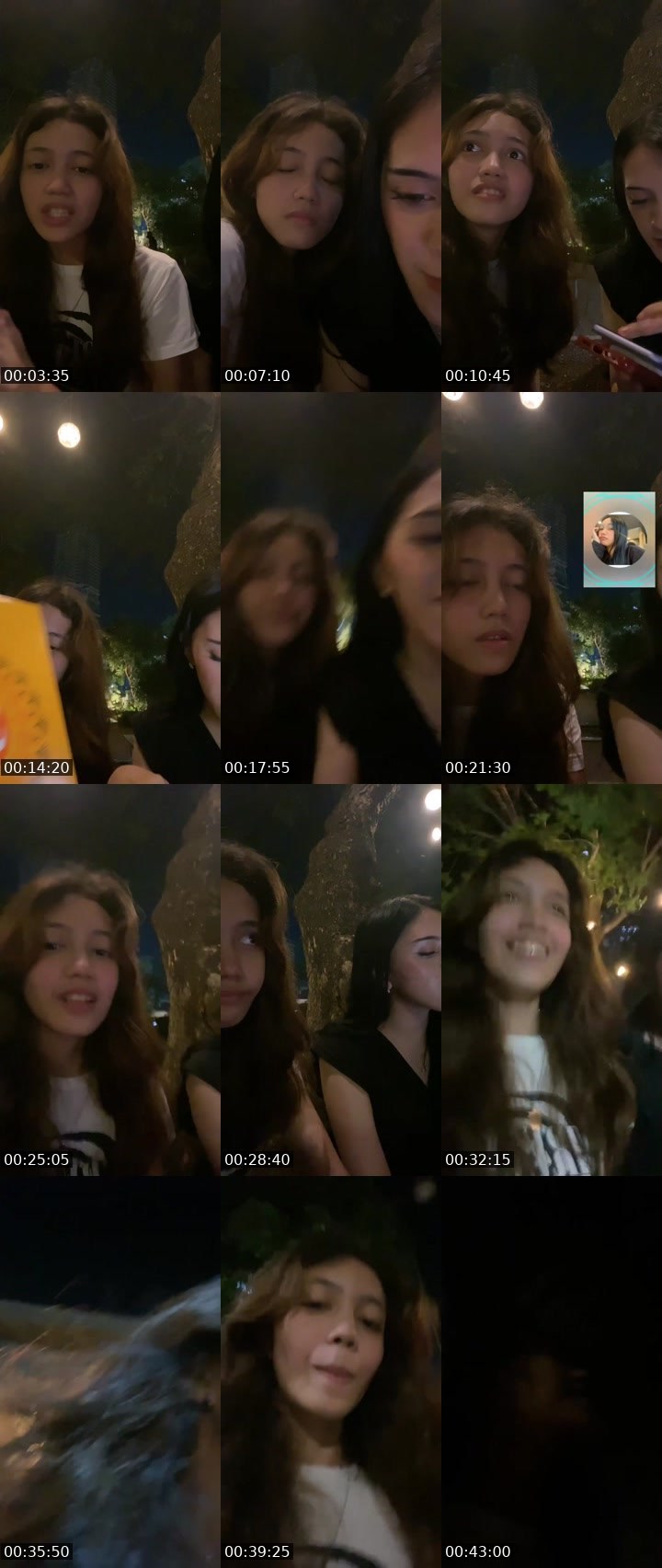 Contact-sheet preview of 👸🏻indie🔮📚's Liveme recording