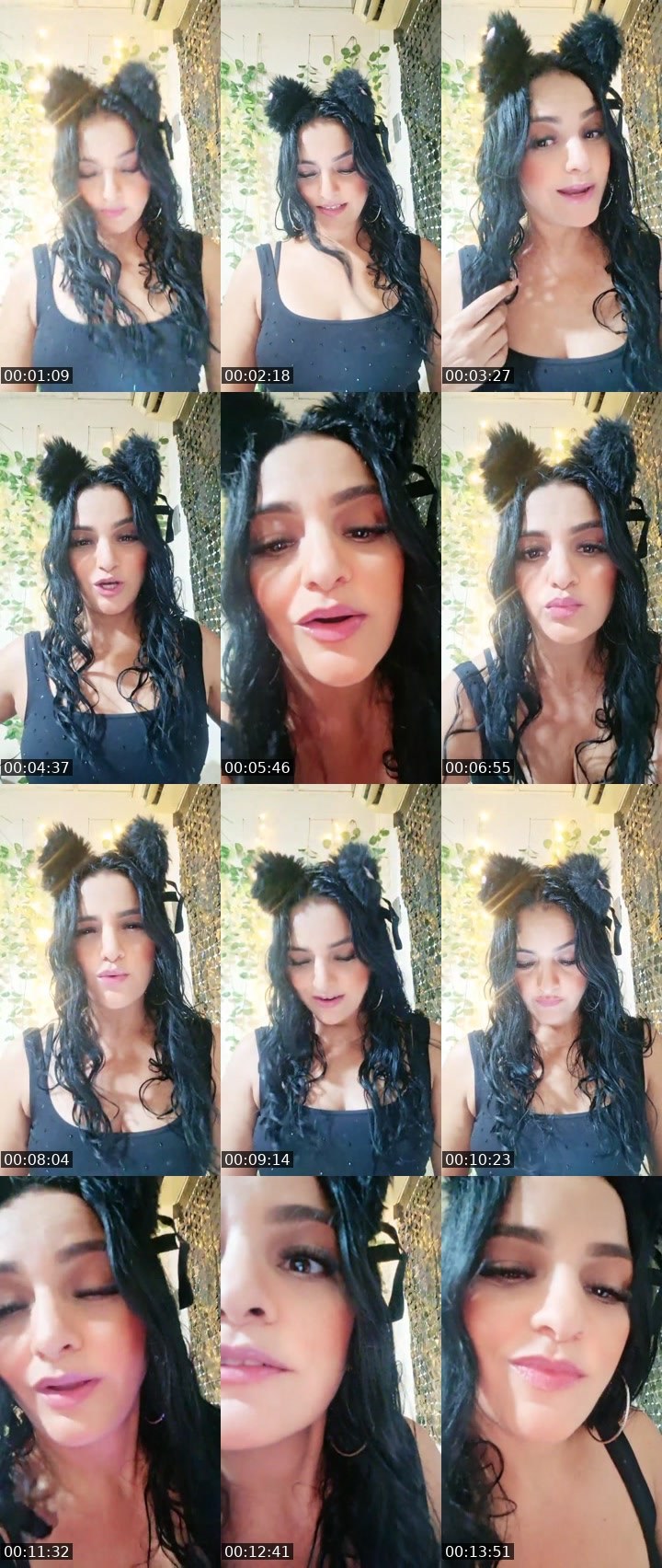 Contact-sheet preview of NiNa😊's Liveme recording