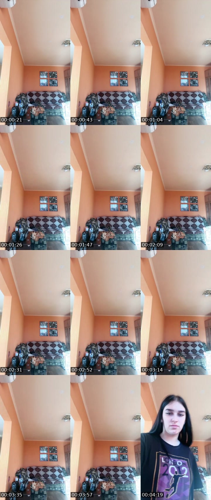 Contact-sheet preview of Yuliya💋's Liveme recording