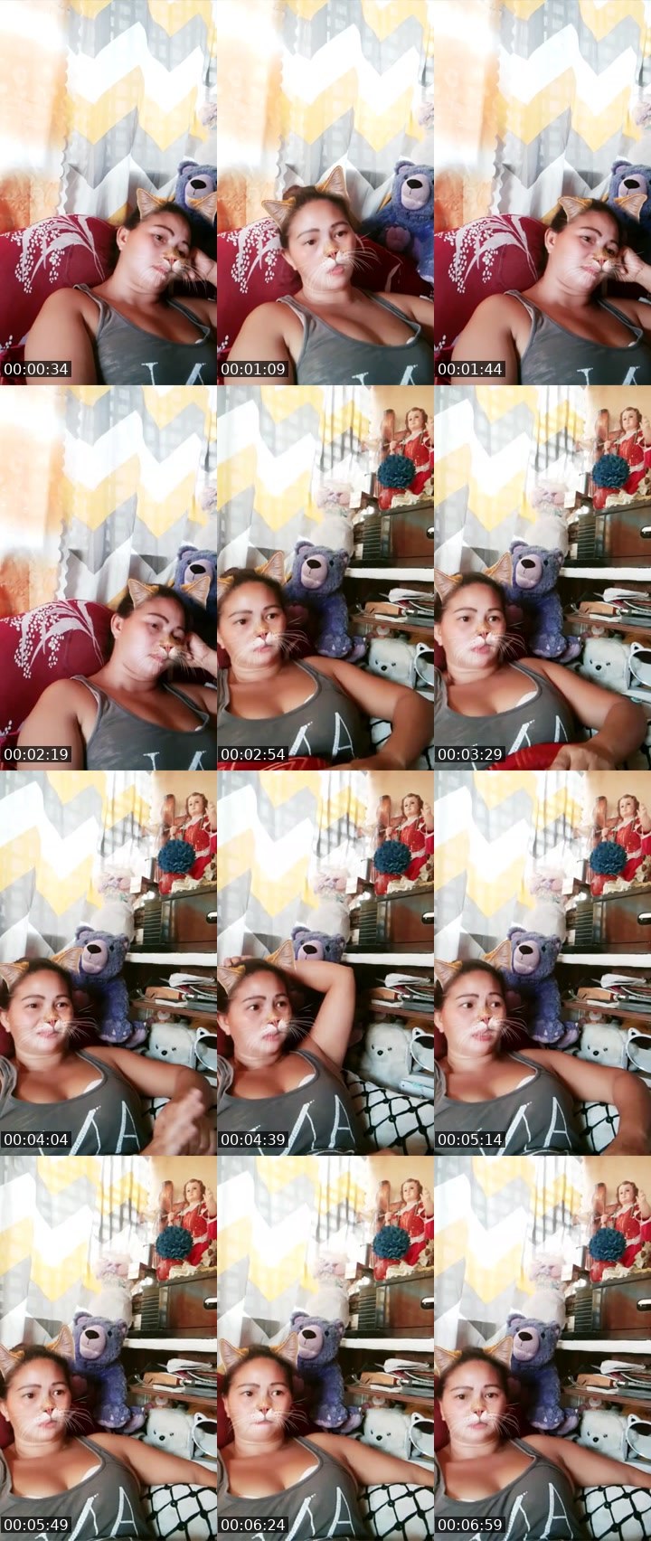 Contact-sheet preview of ᵀᴿˢ&P⭕️Ella🔥's Liveme recording