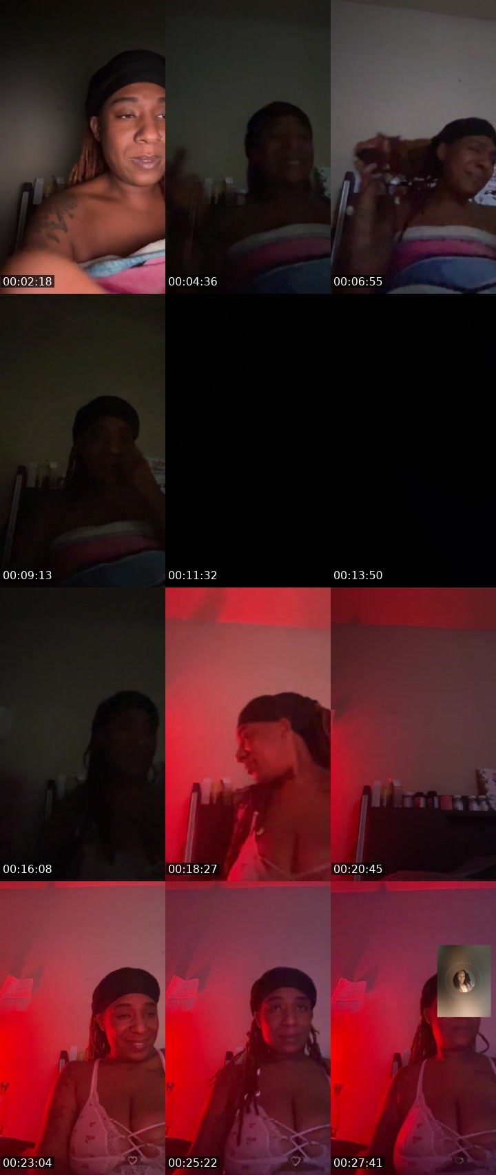 Contact-sheet preview of Honey Tustnoones's Liveme recording
