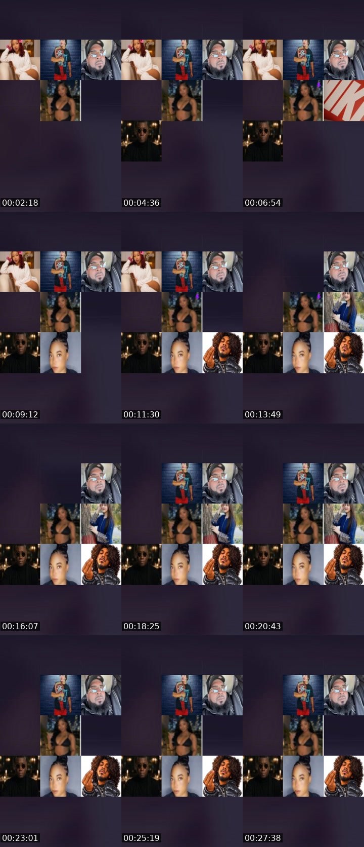 Contact-sheet preview of ✈️Heavėnľy✈️🦍's Liveme recording