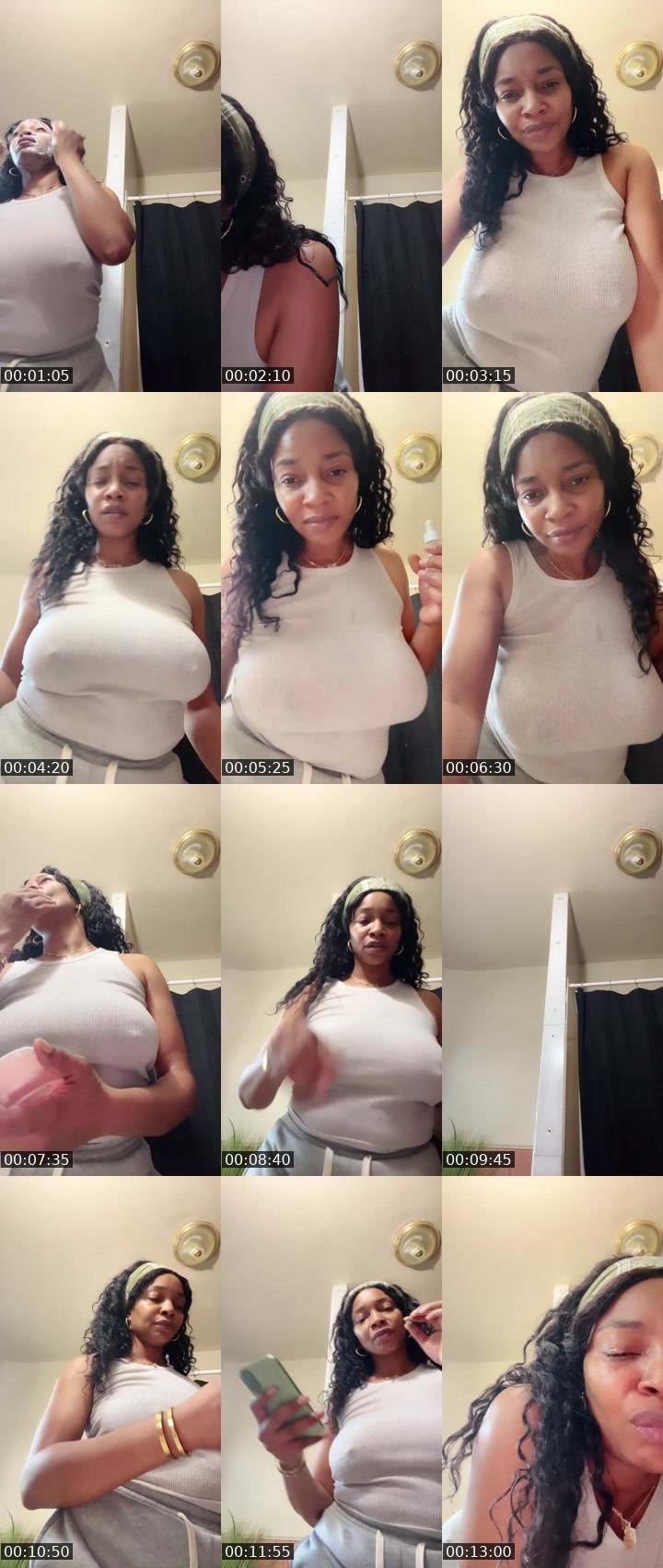 Contact-sheet preview of ♍️sA's Liveme recording