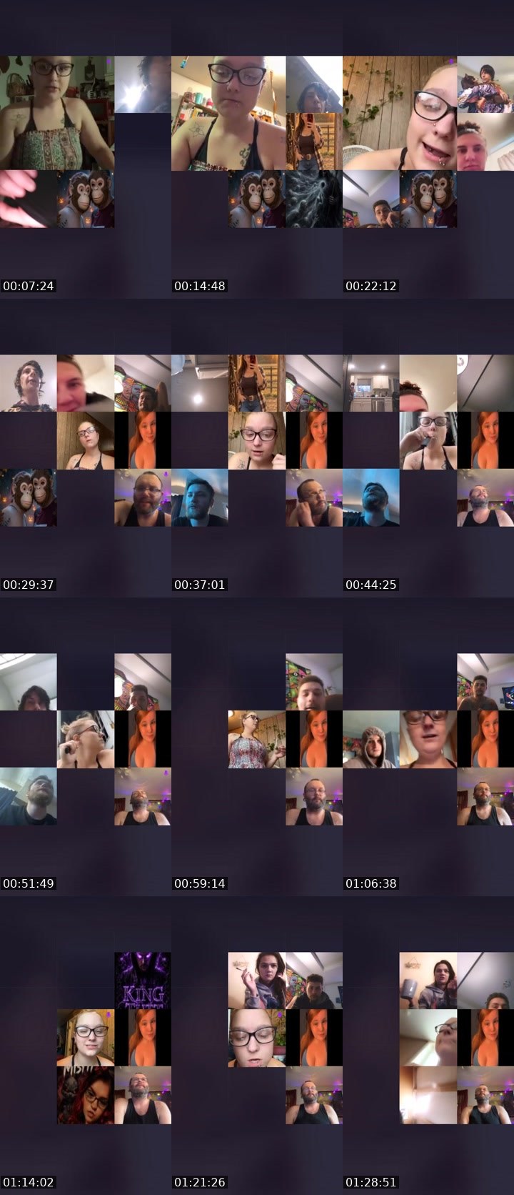 Contact-sheet preview of SpicyNuggyFafo𖠞₄₂₀'s Liveme recording