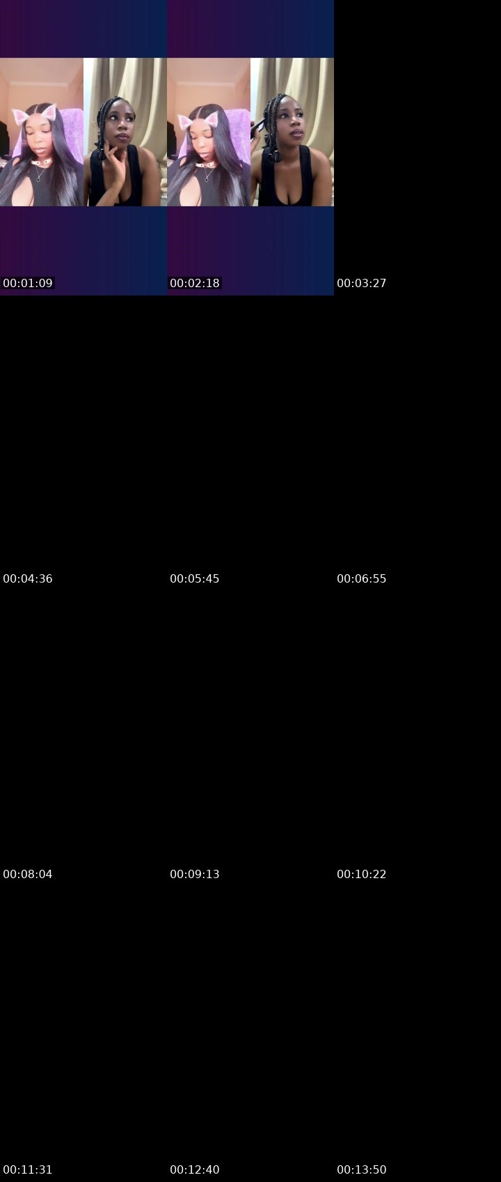 Contact-sheet preview of D!NN£R♥️🦋🏦's Liveme recording