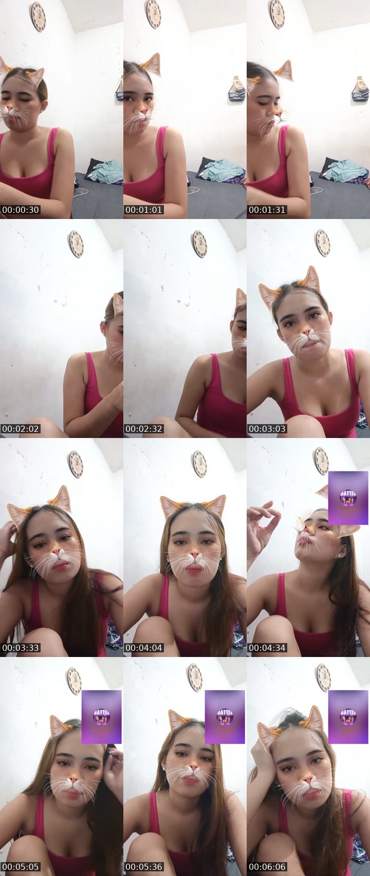Contact-sheet preview of 👸🏻Alia🐉NP's Liveme recording
