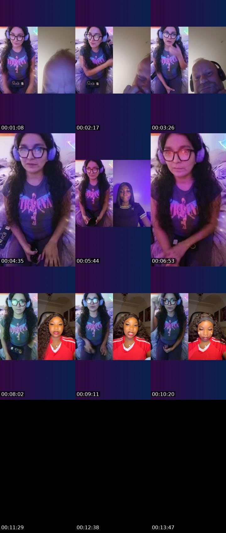 Contact-sheet preview of EckoLaMami🇲🇽's Liveme recording