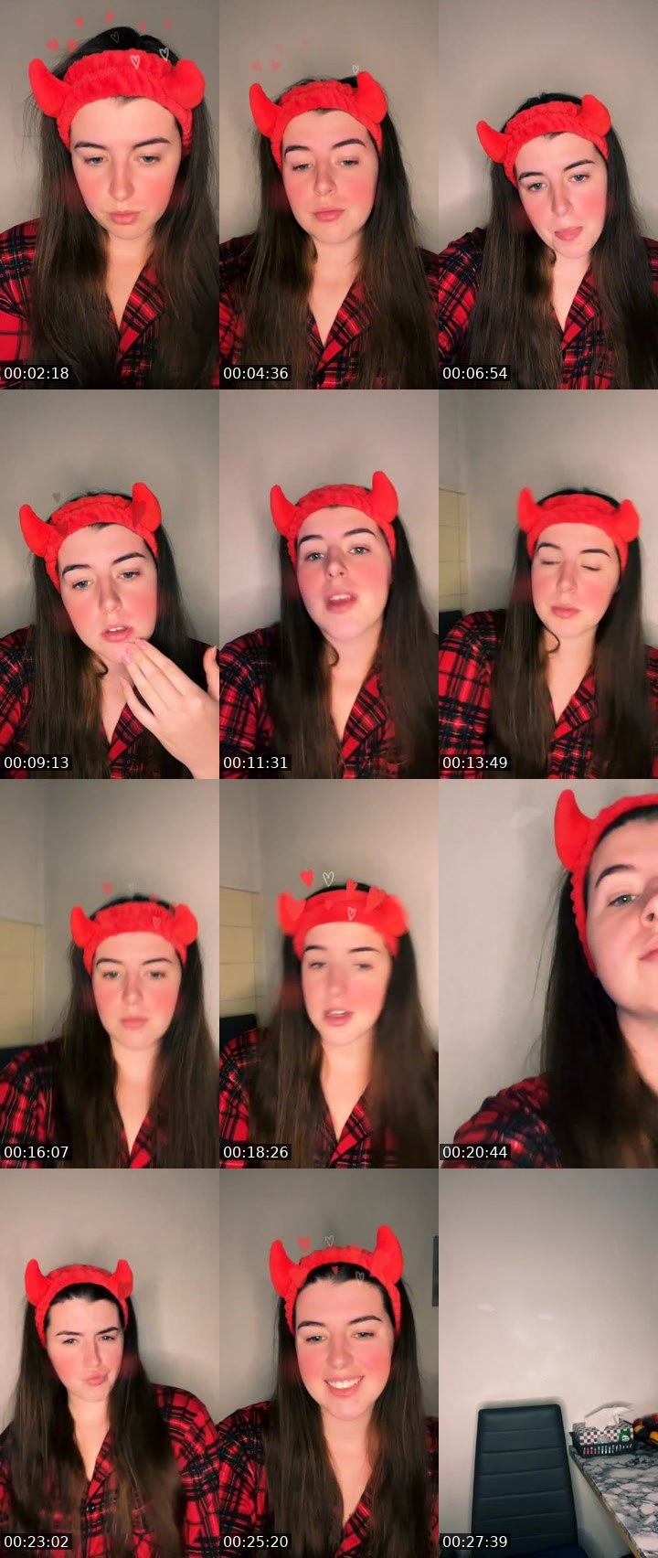 Contact-sheet preview of 🦋Nuvella🦋's Liveme recording