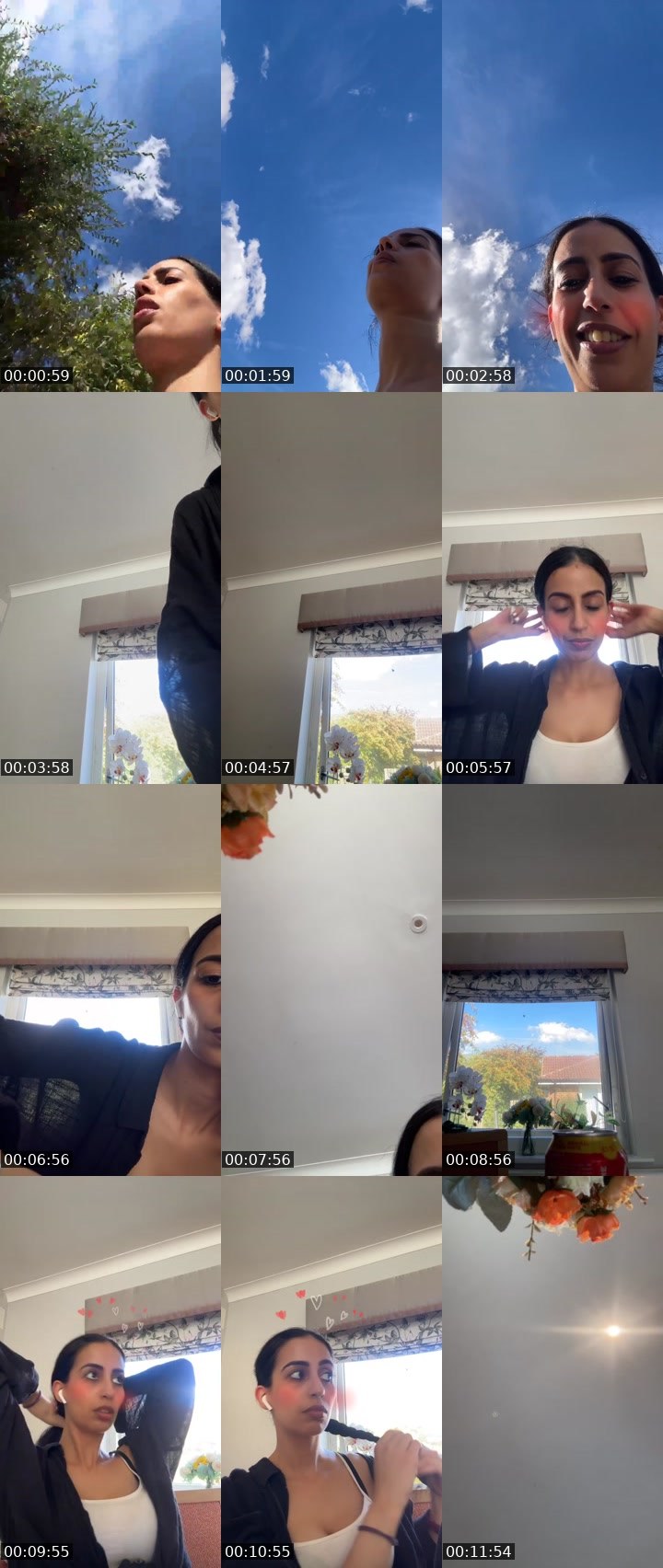 Contact-sheet preview of 𝐌𝐘𝐒𝐓𝐄𝐑𝐘 🐝's Liveme recording