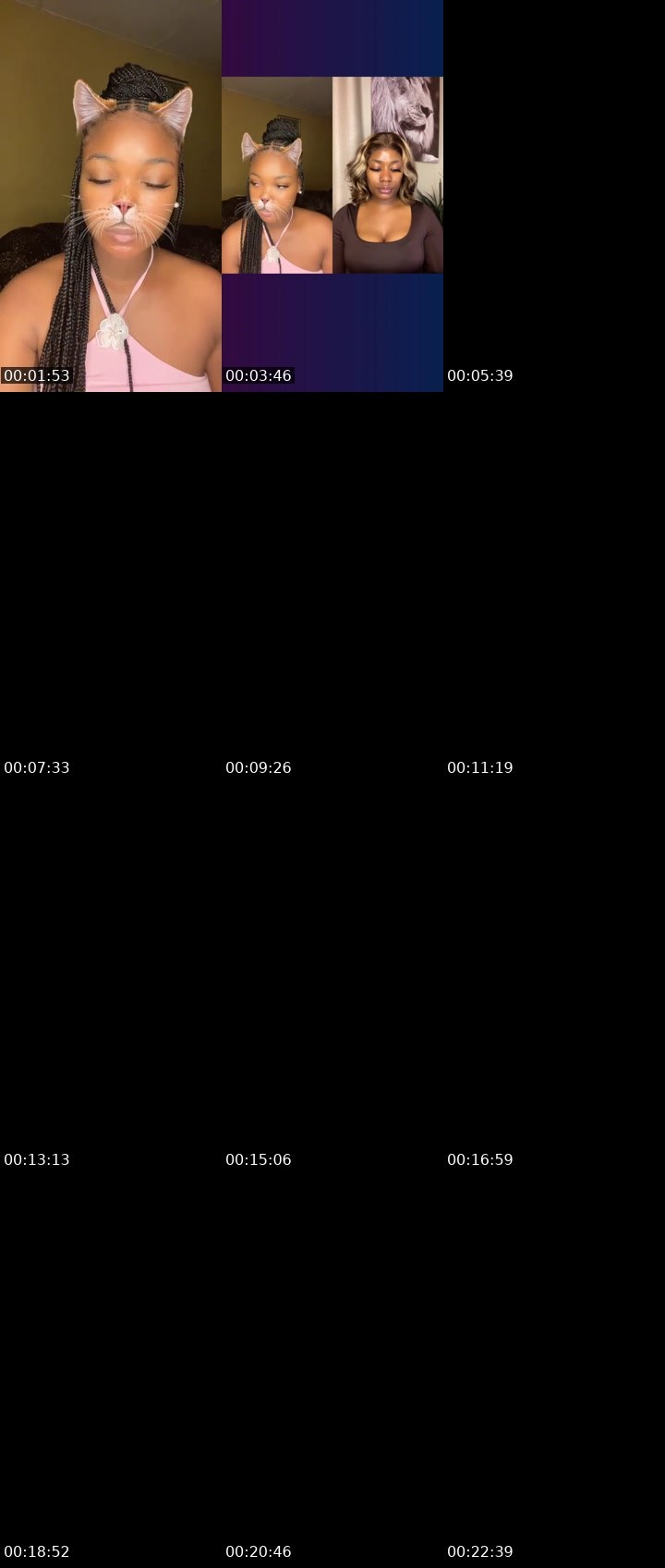 Contact-sheet preview of ❤️ IM SMILES🥱TSR's Liveme recording