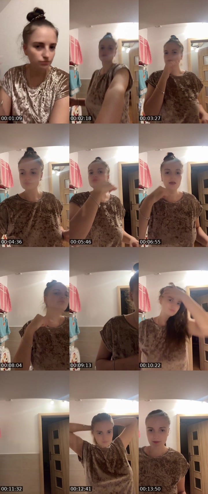 Contact-sheet preview of Olichka🇺🇦🇵🇱's Liveme recording