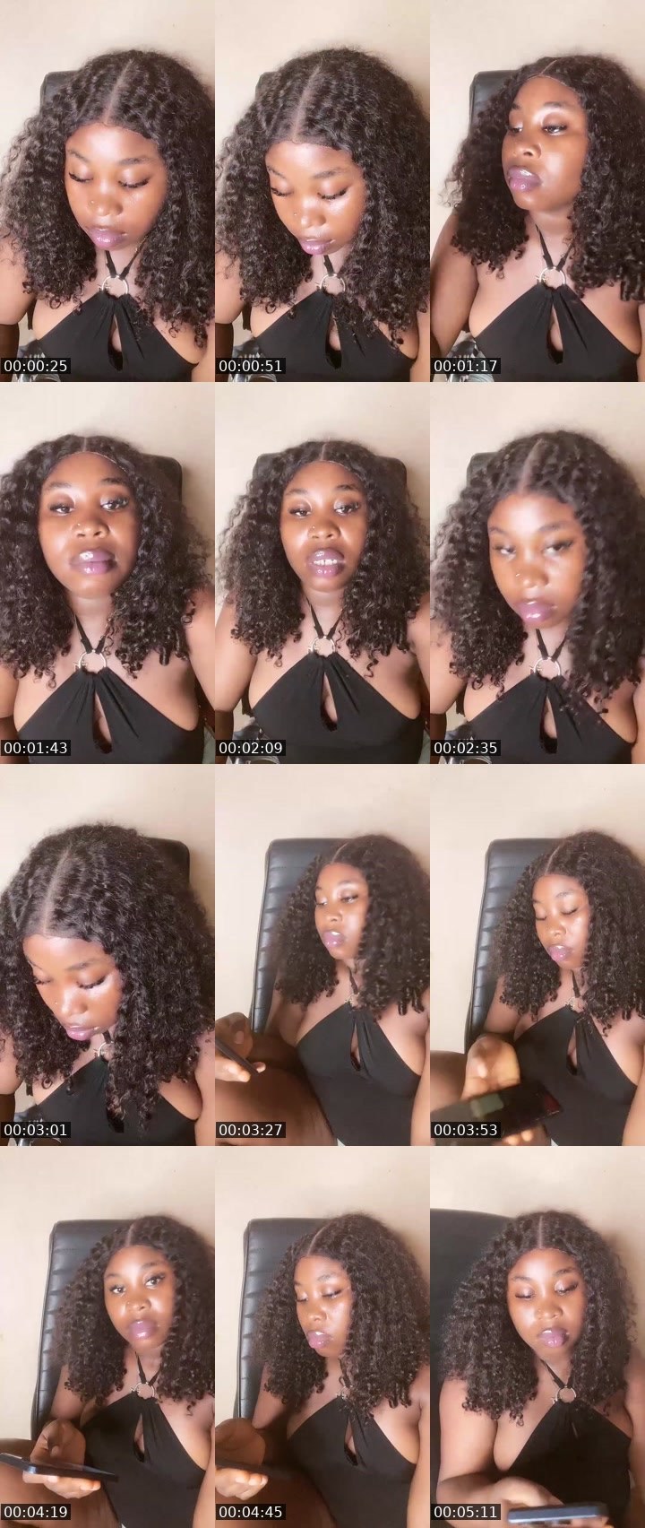 Contact-sheet preview of 6k🏦Baby sandra🍫🦋's Liveme recording