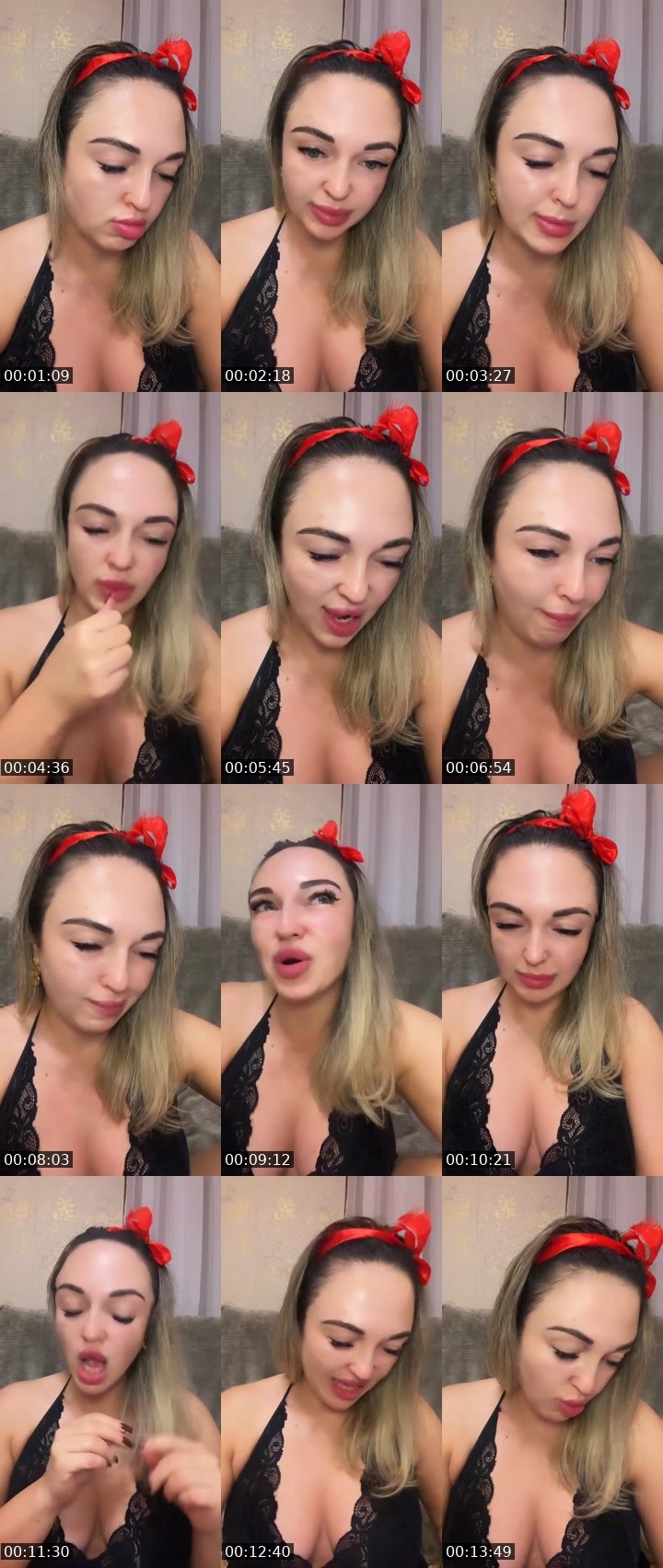 Contact-sheet preview of 𝙑𝙞𝙠usik🦫☘️'s Liveme recording