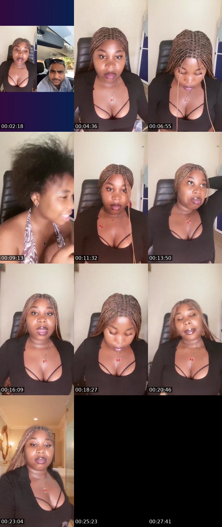 Contact-sheet preview of 🏦4.5kbaby Sandra 🍫's Liveme recording