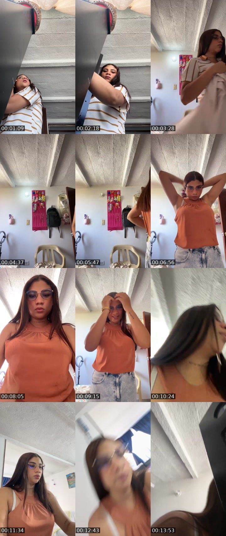 Contact-sheet preview of 🌐lizeth🎀 🧸's Liveme recording