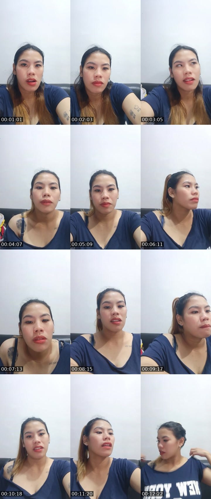 Contact-sheet preview of 👸Darcy🫧's Liveme recording