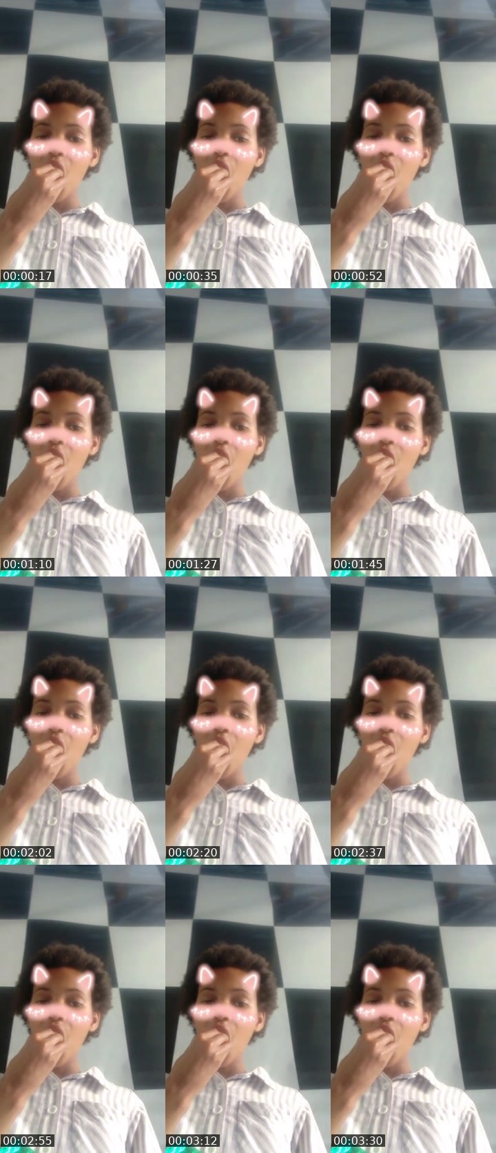 Contact-sheet preview of Imibongo's Liveme recording