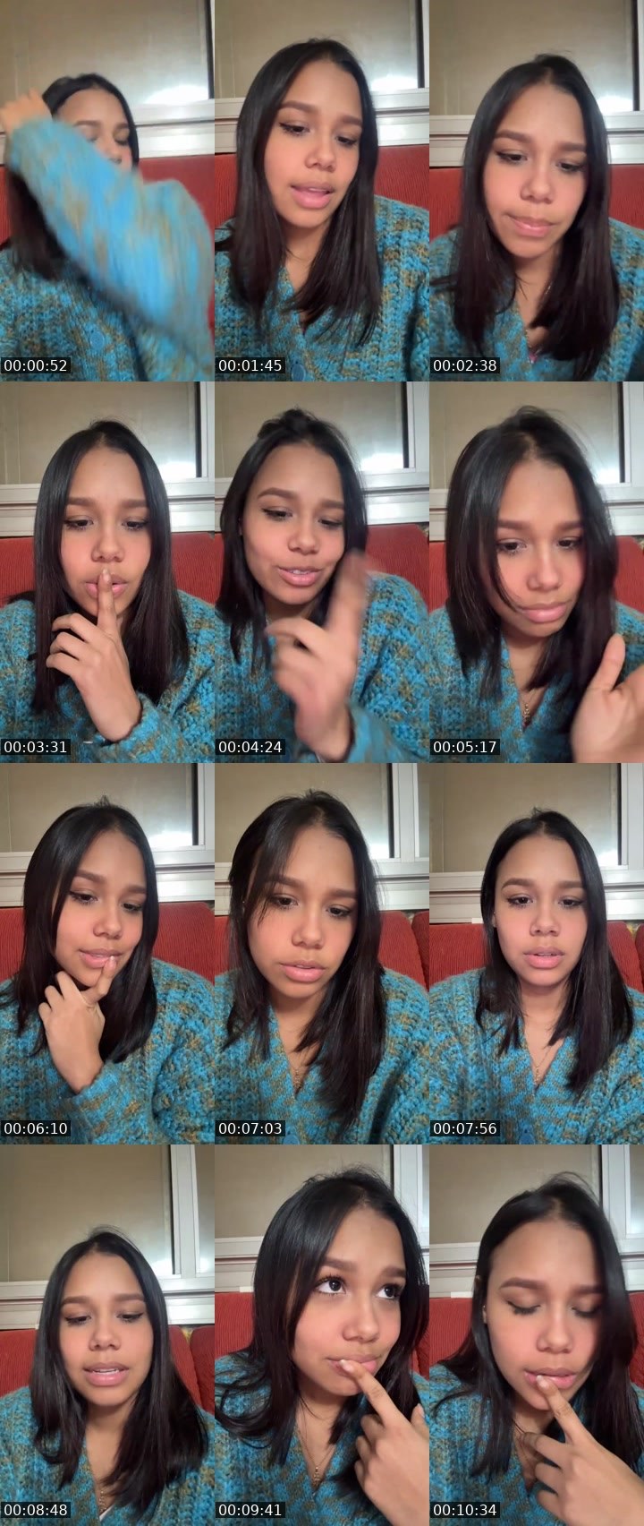 Contact-sheet preview of Dani♥️'s Liveme recording