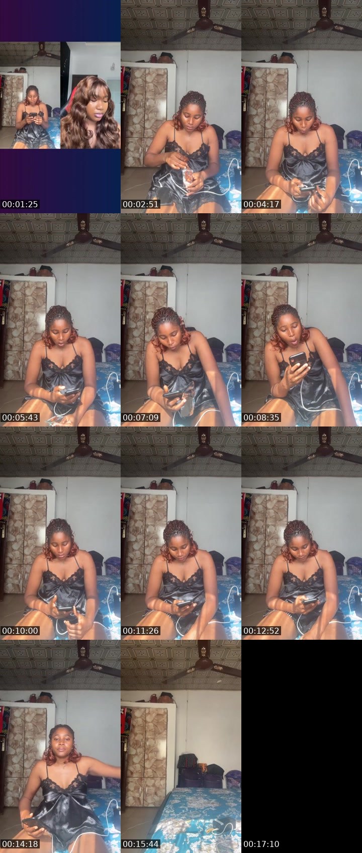 Contact-sheet preview of 🔼☻︎ Tovia's Liveme recording