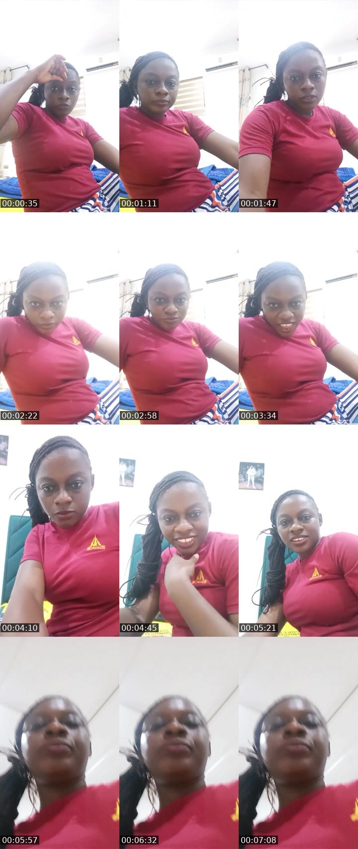 Contact-sheet preview of Coco ❣️❣️'s Liveme recording