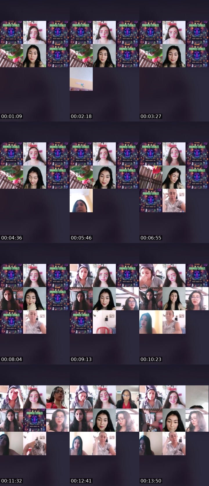 Contact-sheet preview of 🌸Mari🪽💯's Liveme recording