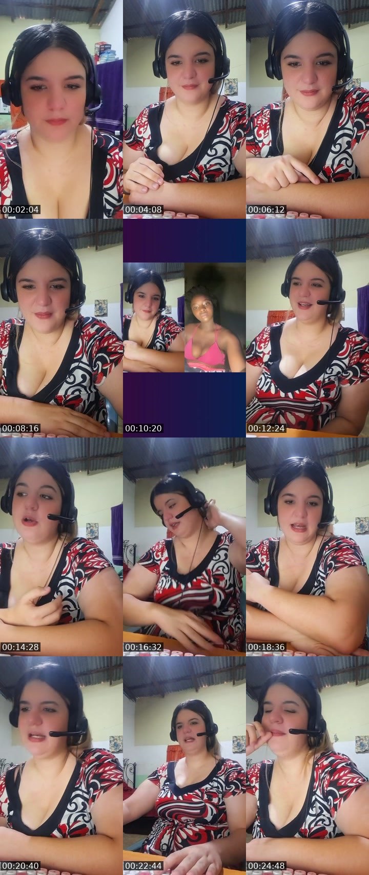 Contact-sheet preview of 🌈Barbie🔆's Liveme recording