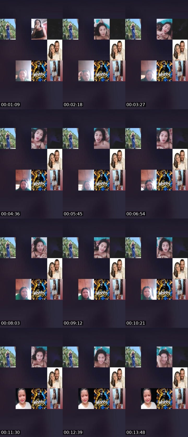 Contact-sheet preview of 🌶️1kJACKIE🫅's Liveme recording