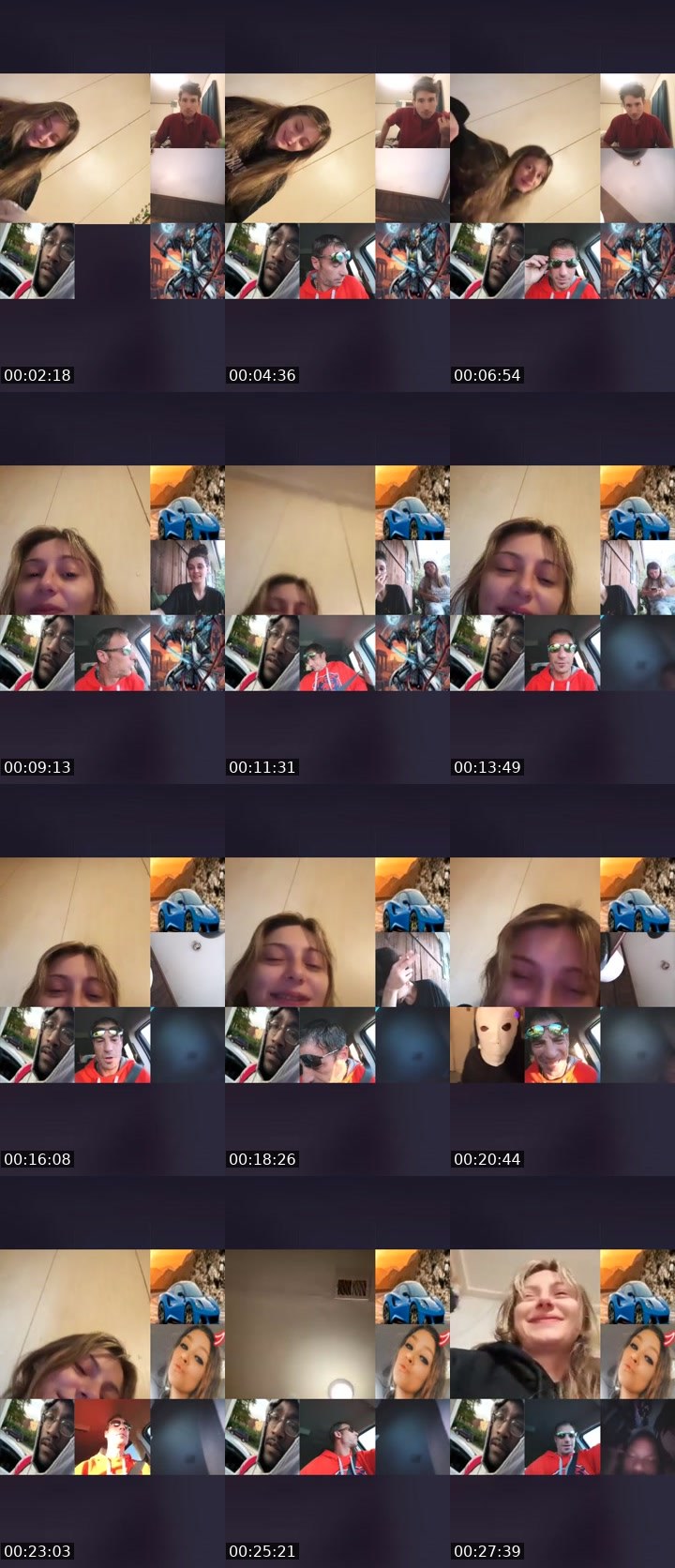 Contact-sheet preview of 𝘬​ᥴ ꪖ​ꪀ​ꪀ🔆's Liveme recording