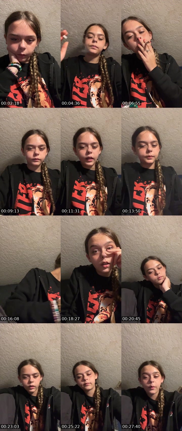 Contact-sheet preview of GoddessC26's Liveme recording